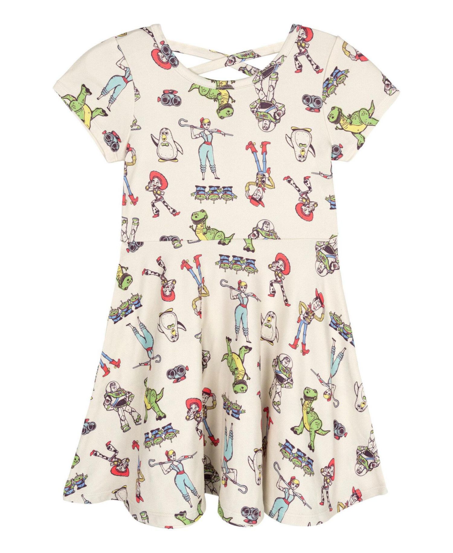 Little Girls 2-Pack Skater Dresses