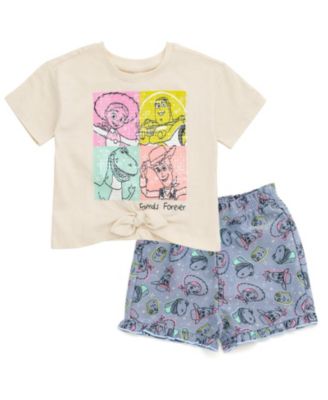 Toy Story Toddler Girls (2T-5T) 2-Piece T-Shirt and Shorts Set