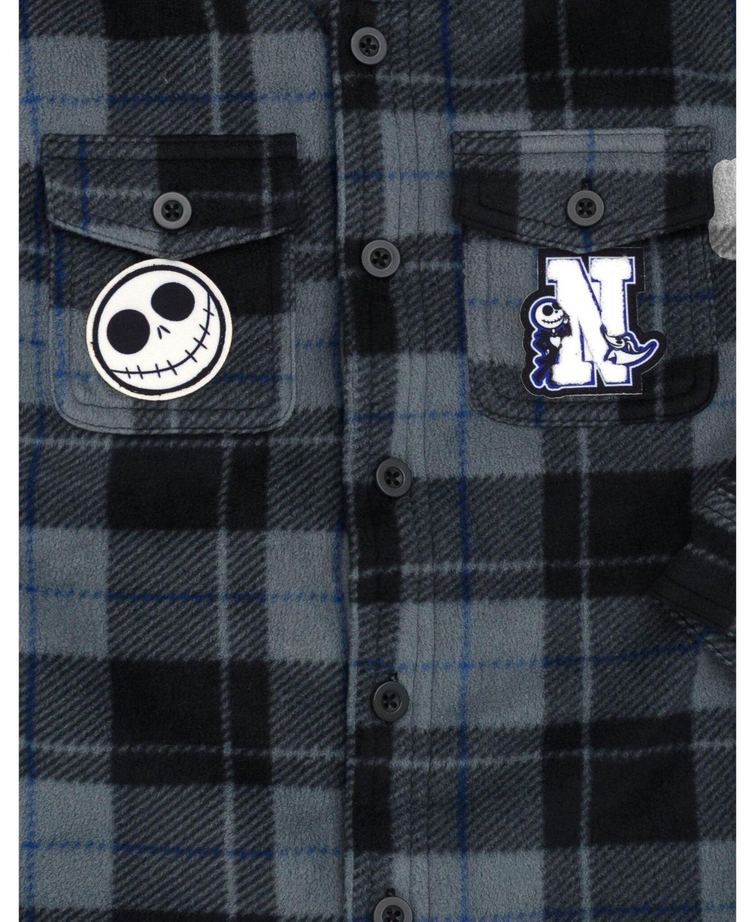 Boy's (6-16) Jack Skellington Hooded Shacket