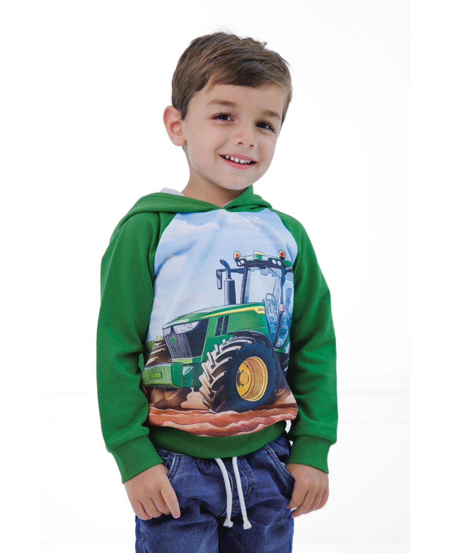 Toddler Boys Fleece Hooded Sweatshirt
