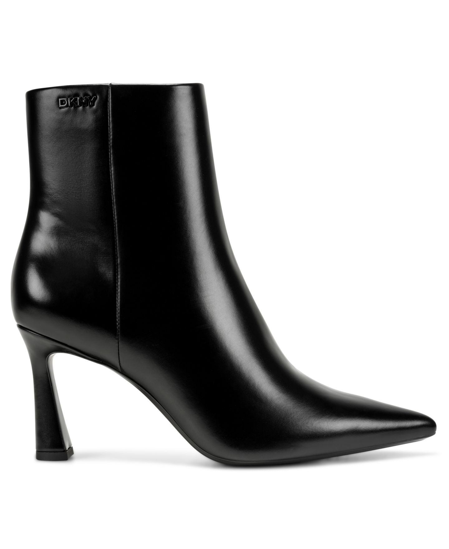 Женские ботинки DKNY Caryann Zipper Heeled Booties, цвет: Чёрный — фото 2