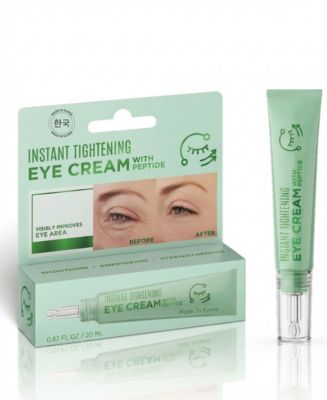 Korean Skin Care Peptide Eye Cream, Instant Tightening, Hydrating, Brightening, Firming and Depuffing Korean Under-Eye Treatment