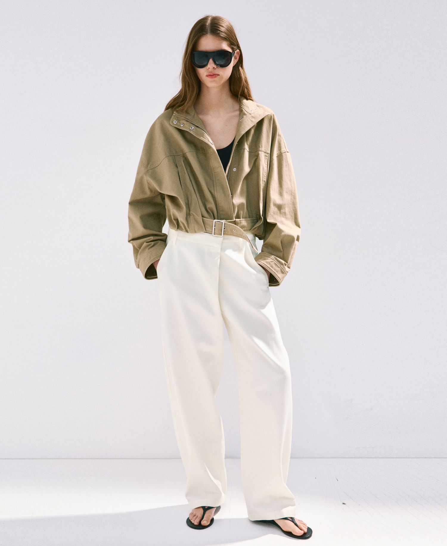 Women's Asymmetrical Cotton Pants