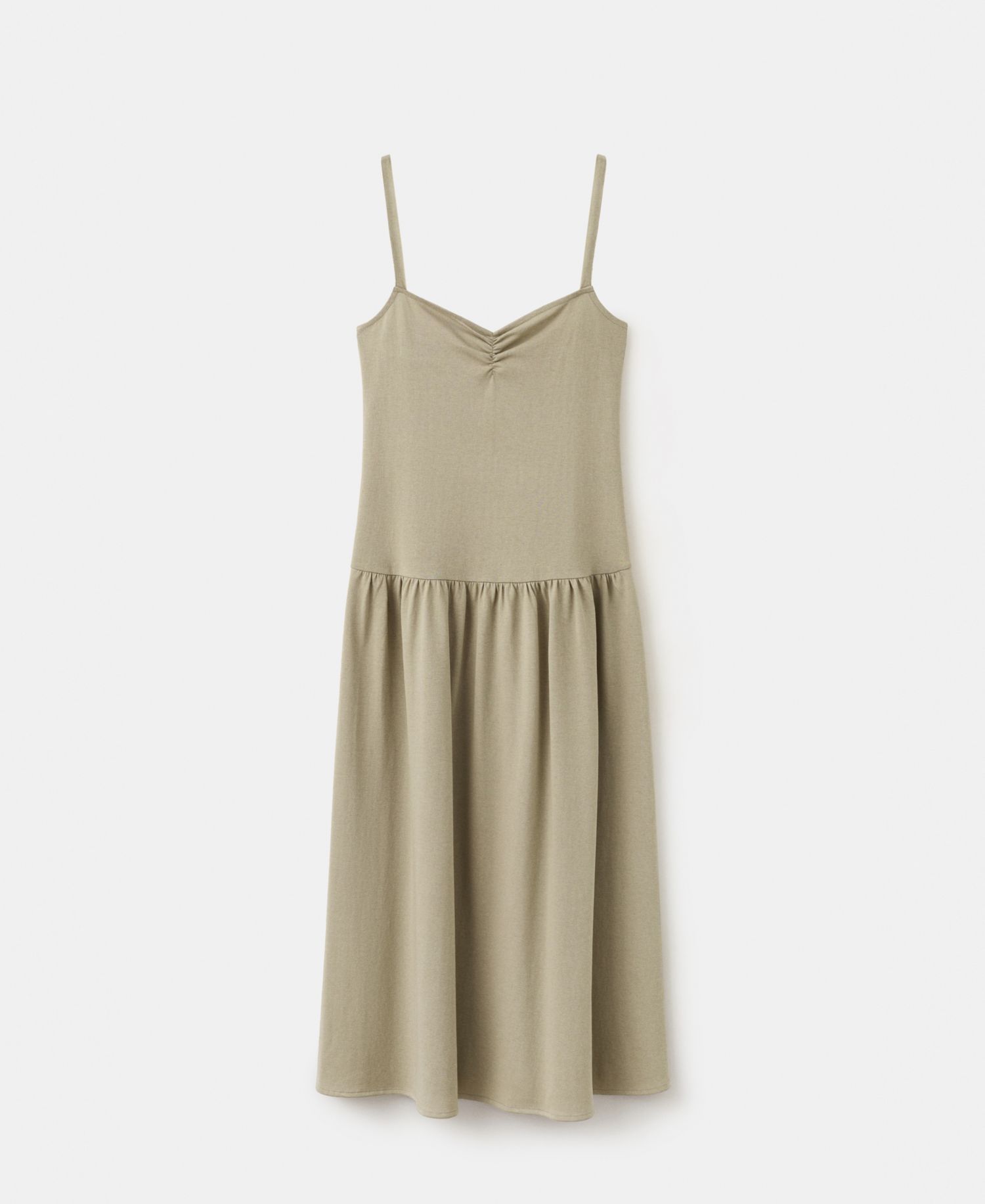 Women's Ruched Neckline Full Dress