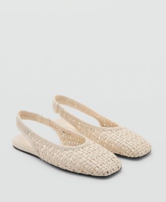 Women's Braided Slingback Ballet Flats