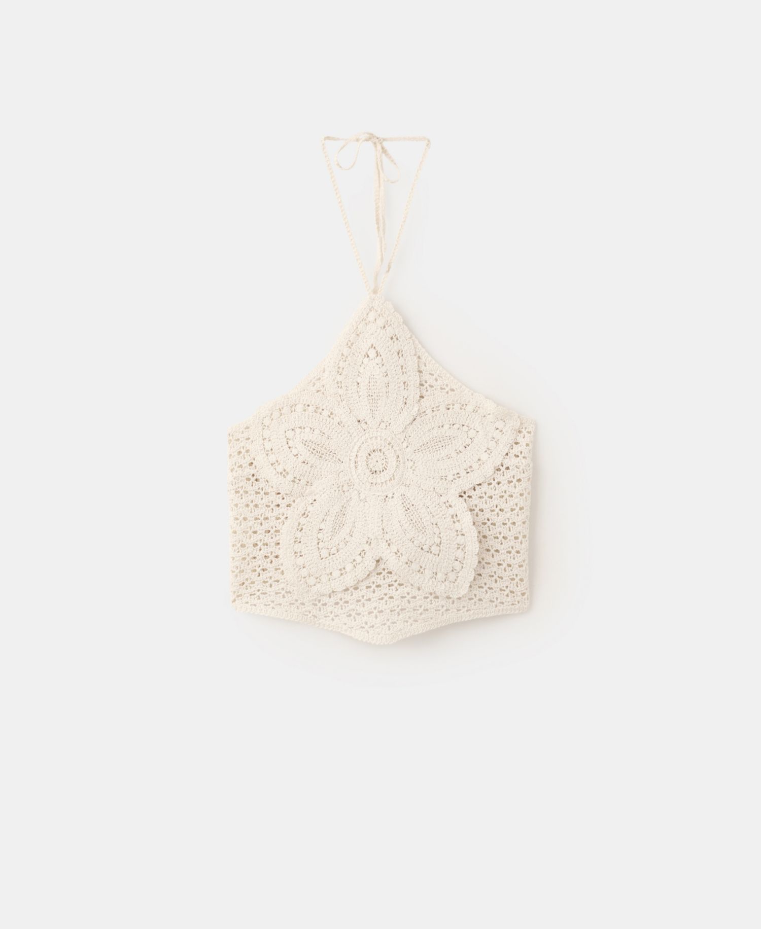 Women's Crochet Floral Top