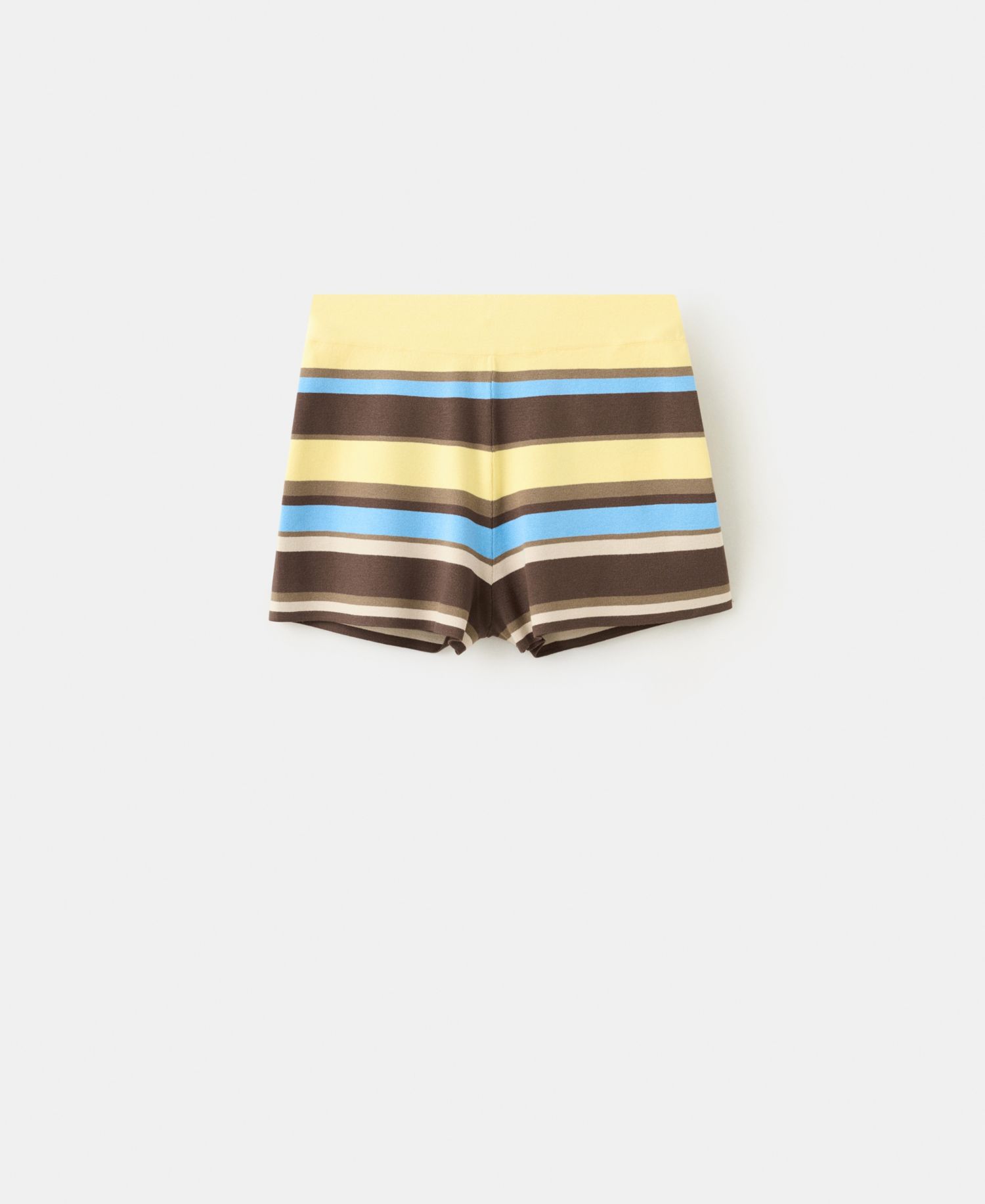 Women's Striped Knitted Shorts