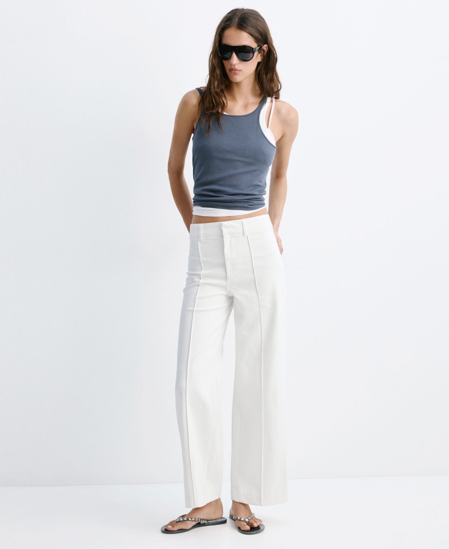 Women's High-Waisted Wide leg Jeans