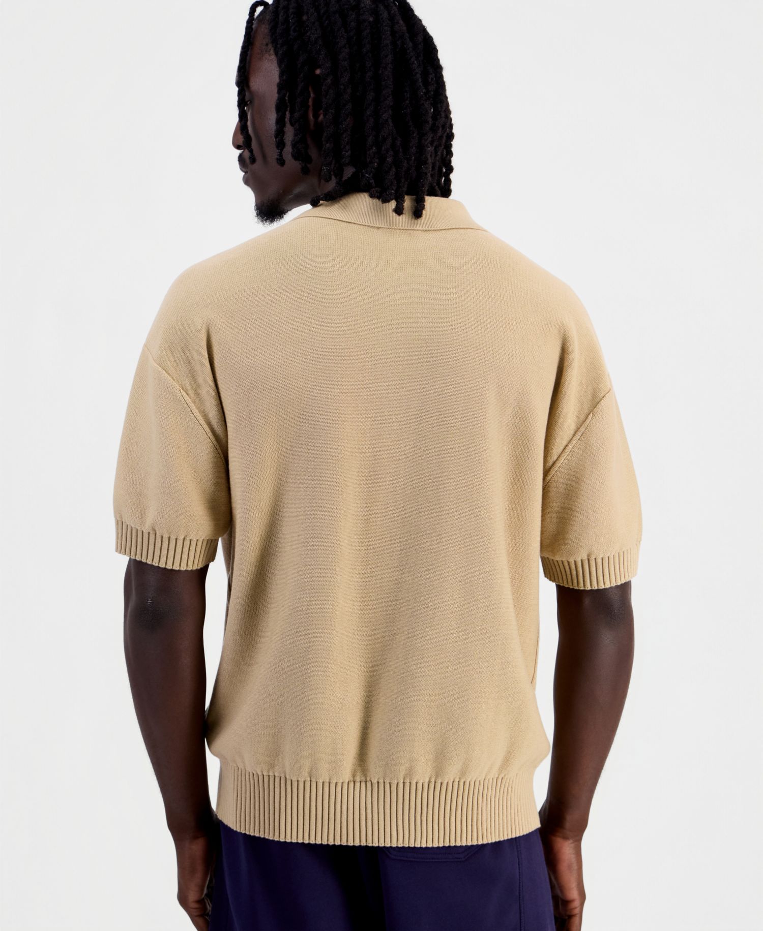 HUGO by Men's San Knit Regular-Fit Polo Shirt