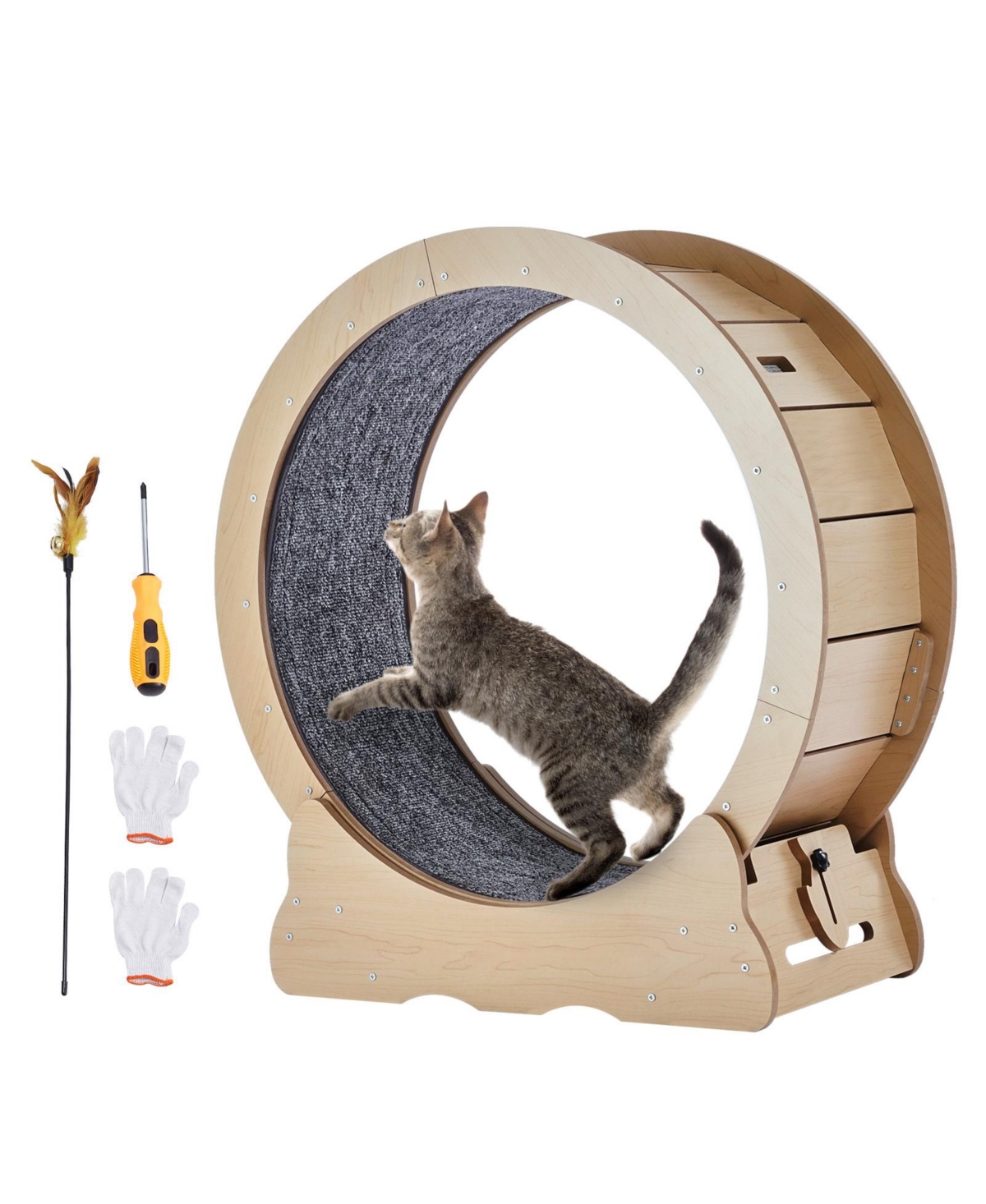 Vevor Cat Exercise Wheel Large Cat Treadmill Wheel for Indoor Cats