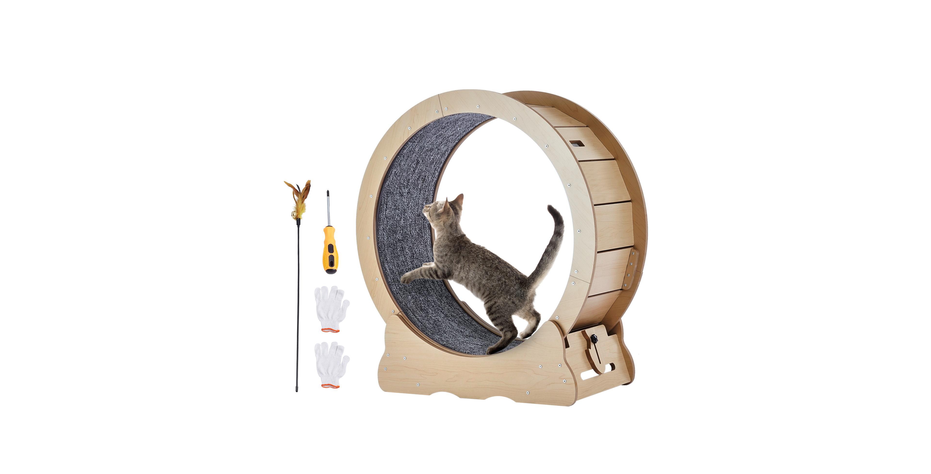 Vevor Cat Exercise Wheel Large Cat Treadmill Wheel for Indoor Cats