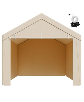 Carport Replacement Canopy Cover with Sidewalls 10x20ft Frame Not Included