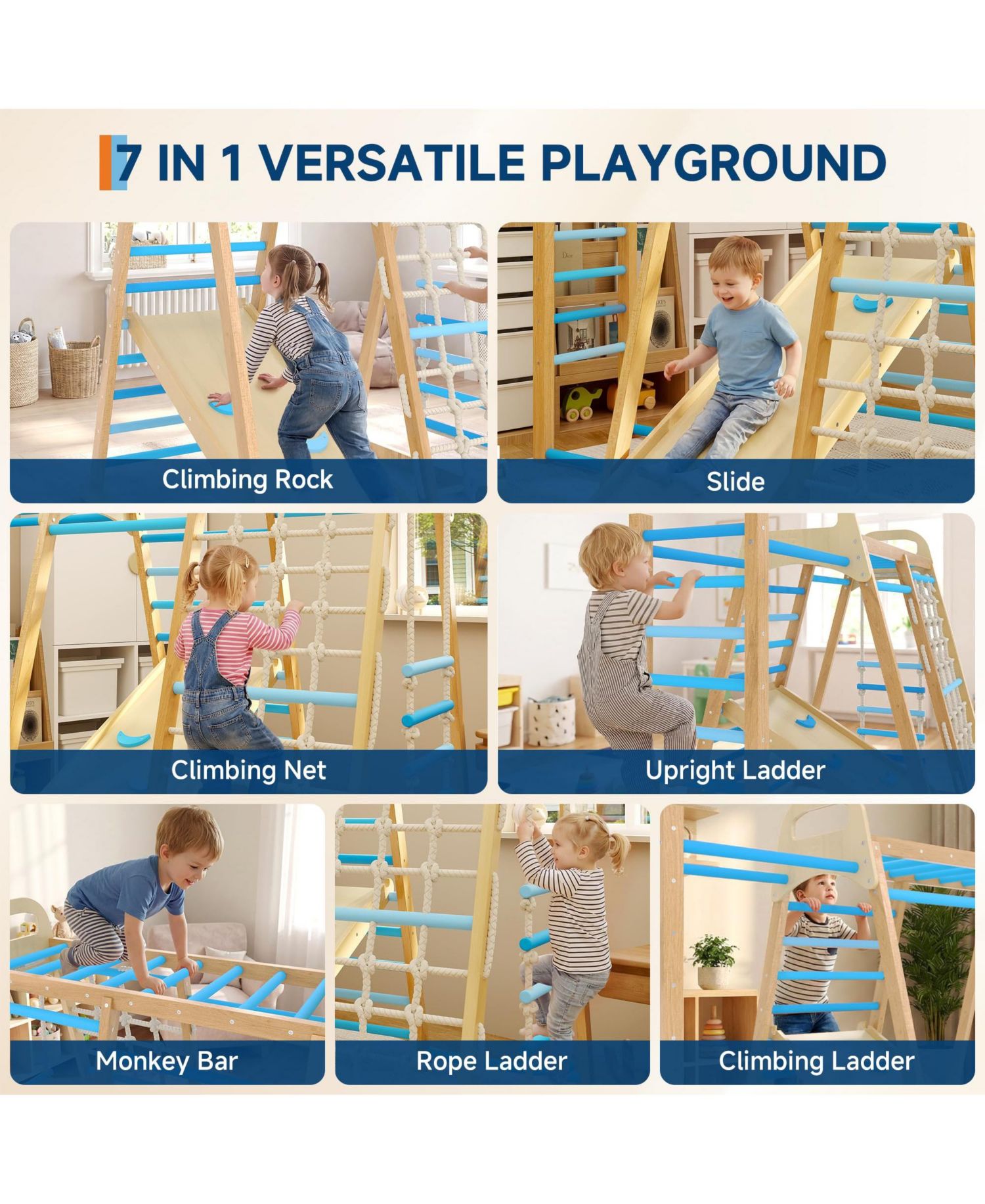 Indoor Animal-Print Climbing Frame
