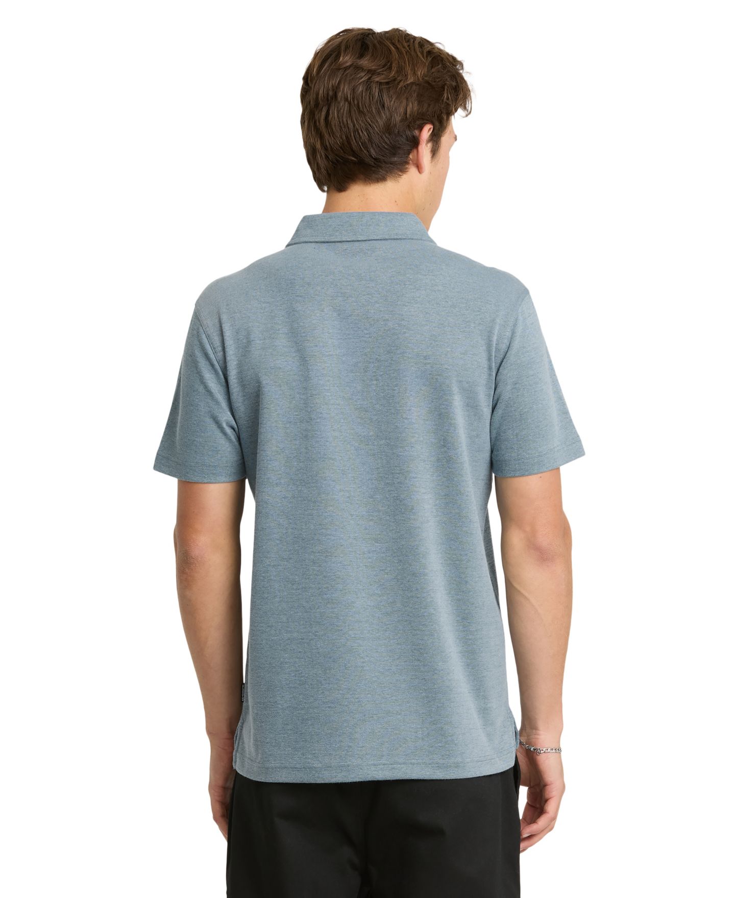 Мужское поло Quiksilver UPF Polo Shirt, цвет: Синий коралловый — фото 5