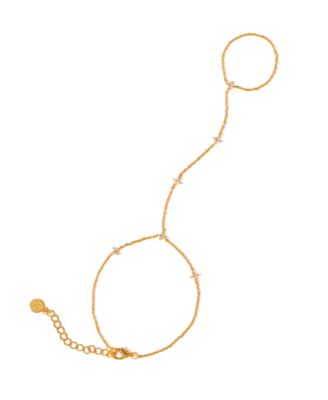 Crystal Shimmer Blossom Hand Chain