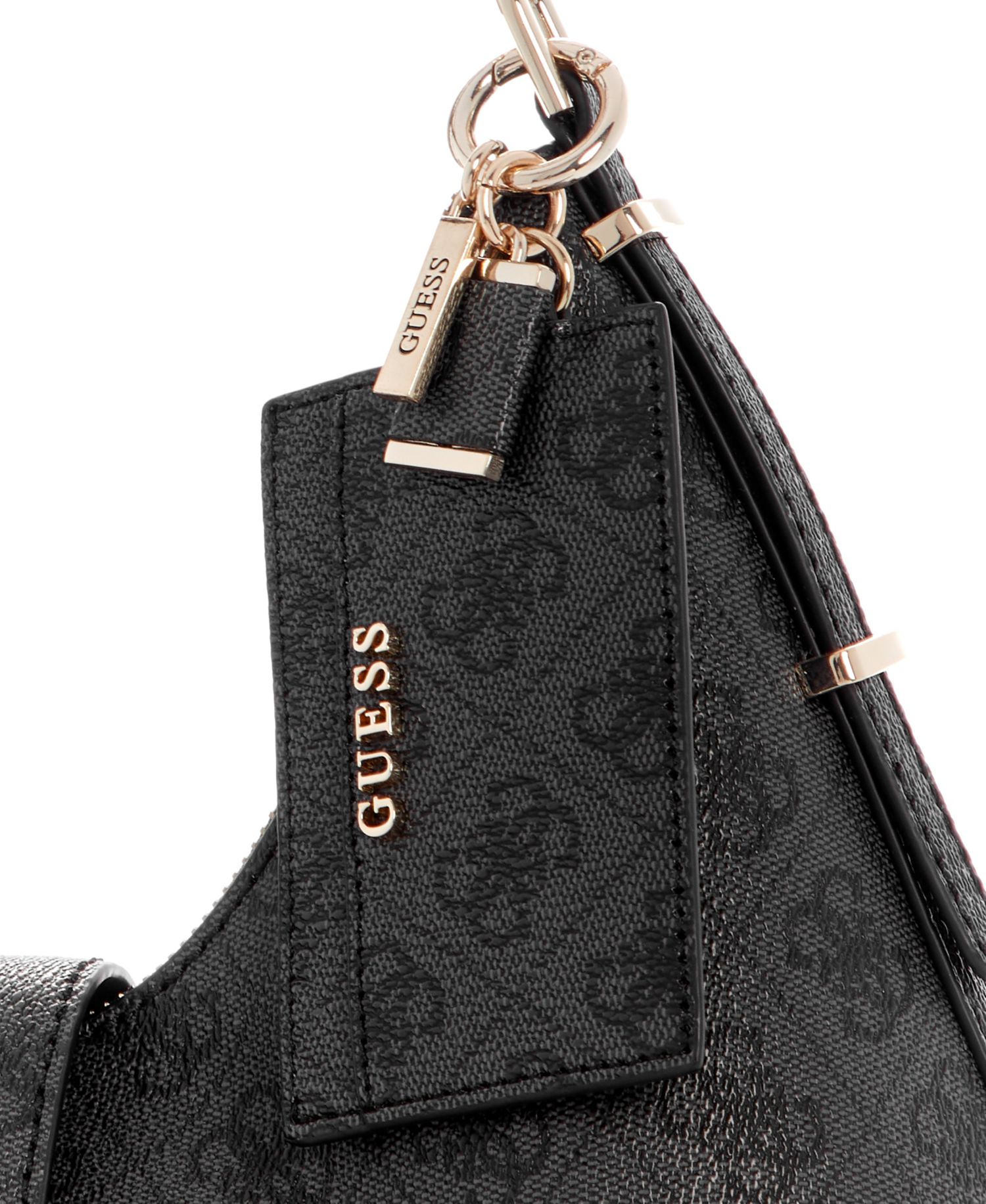 Yvonne Logo Medium Hobo Handbag