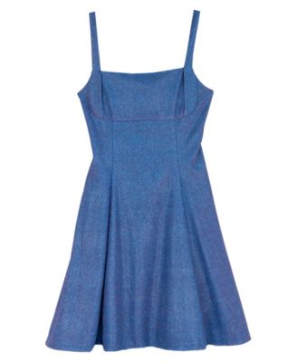 Girls' 7-14 Sherri Shine Tie-Back Skater Dress