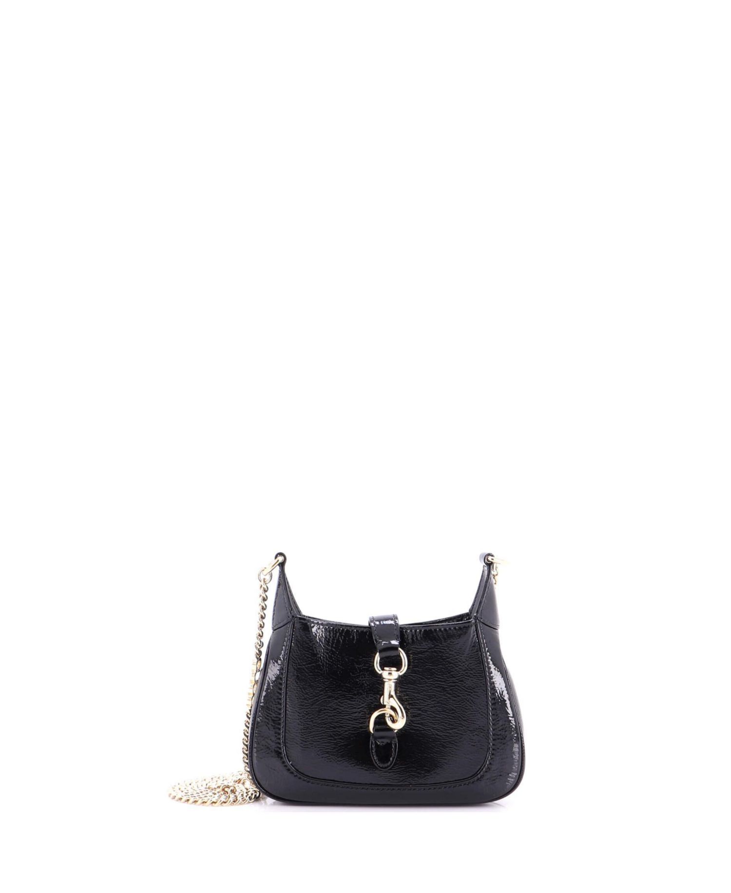 Mini Jackie Notte Chain Hobo Patent