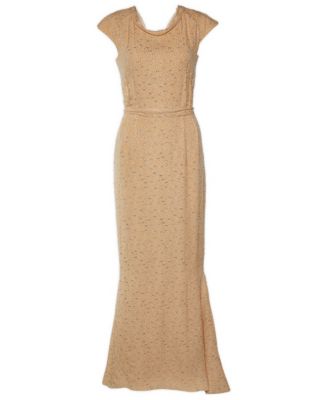 Women's Silk Fil Coupe Trail Gown
