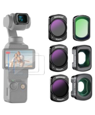 FL-B16 Camera Lens Filter Set ND8, ND32, ND64, CPL and 0.75x for DJI Osmo Pocket 3