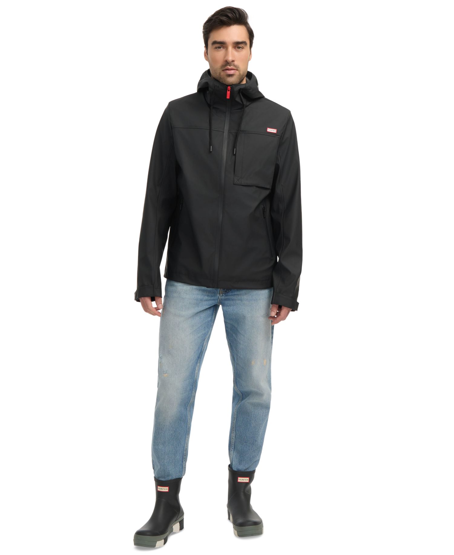 Men's Mill 2.0 Rubberized Water-Repellent Rain Jacket