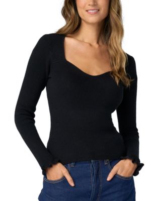 Women's Long-Sleeve V-Neck Sweater