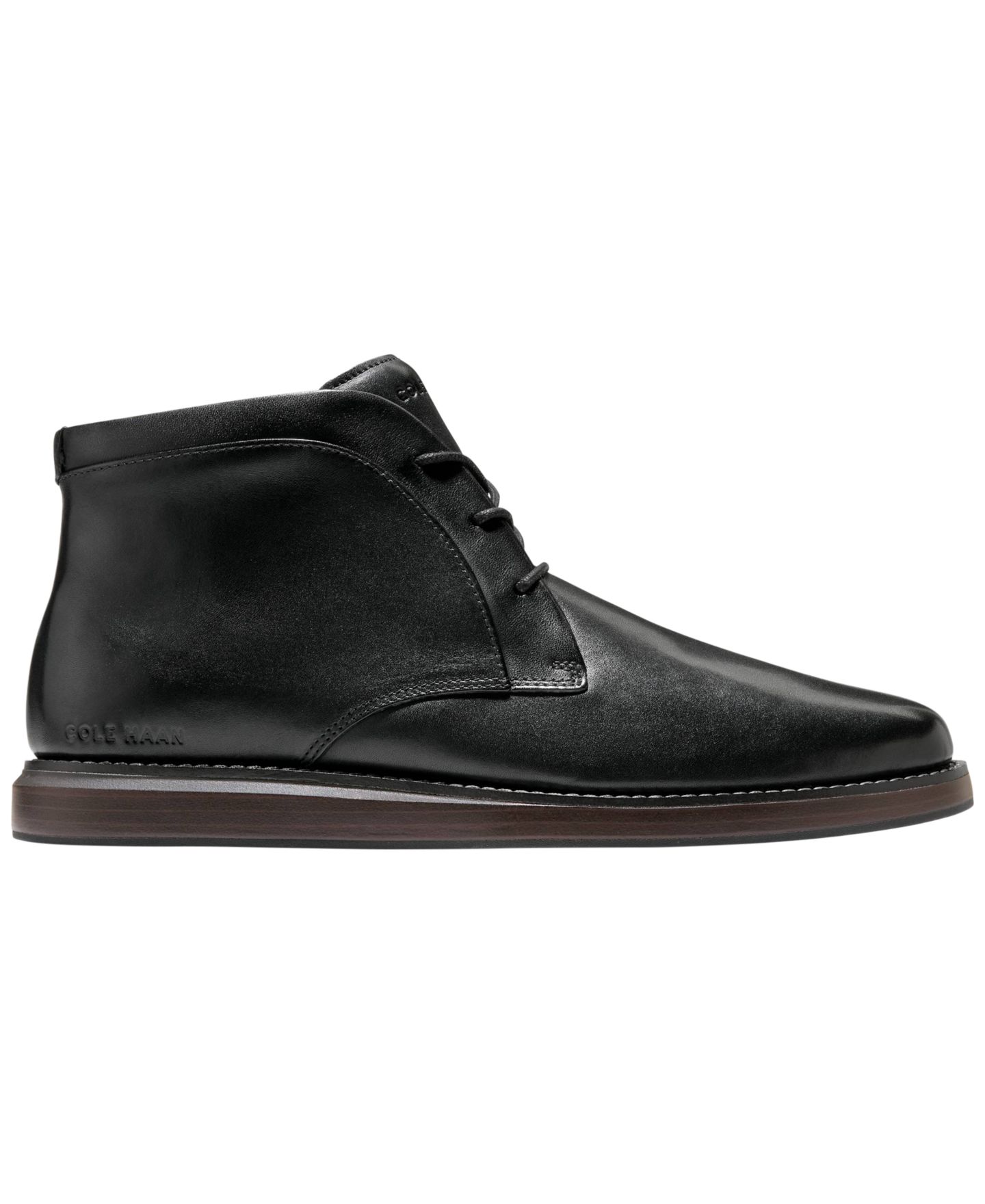 Мужские ботинки Cole Haan Grand Neoclassic Flexcraft Chukka, цвет: Чёрный — фото 2