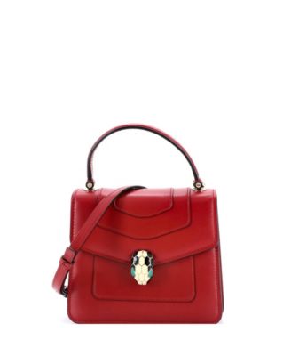 Small Serpenti Forever Top Handle Bag Leather