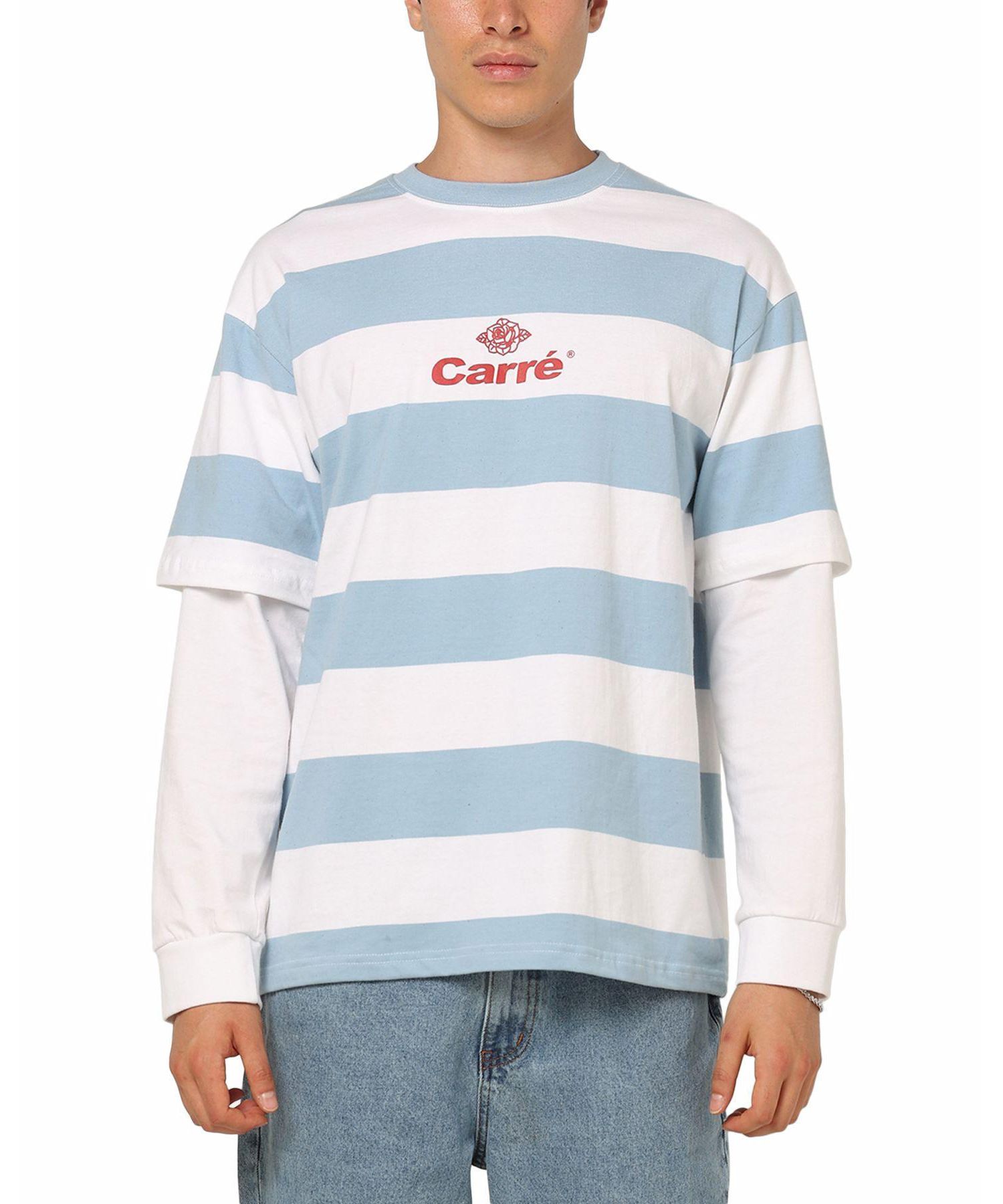 Men's Club Stripe Long Sleeve T-Shirt
