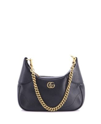 Small Aphrodite Zip Shoulder Bag Leather