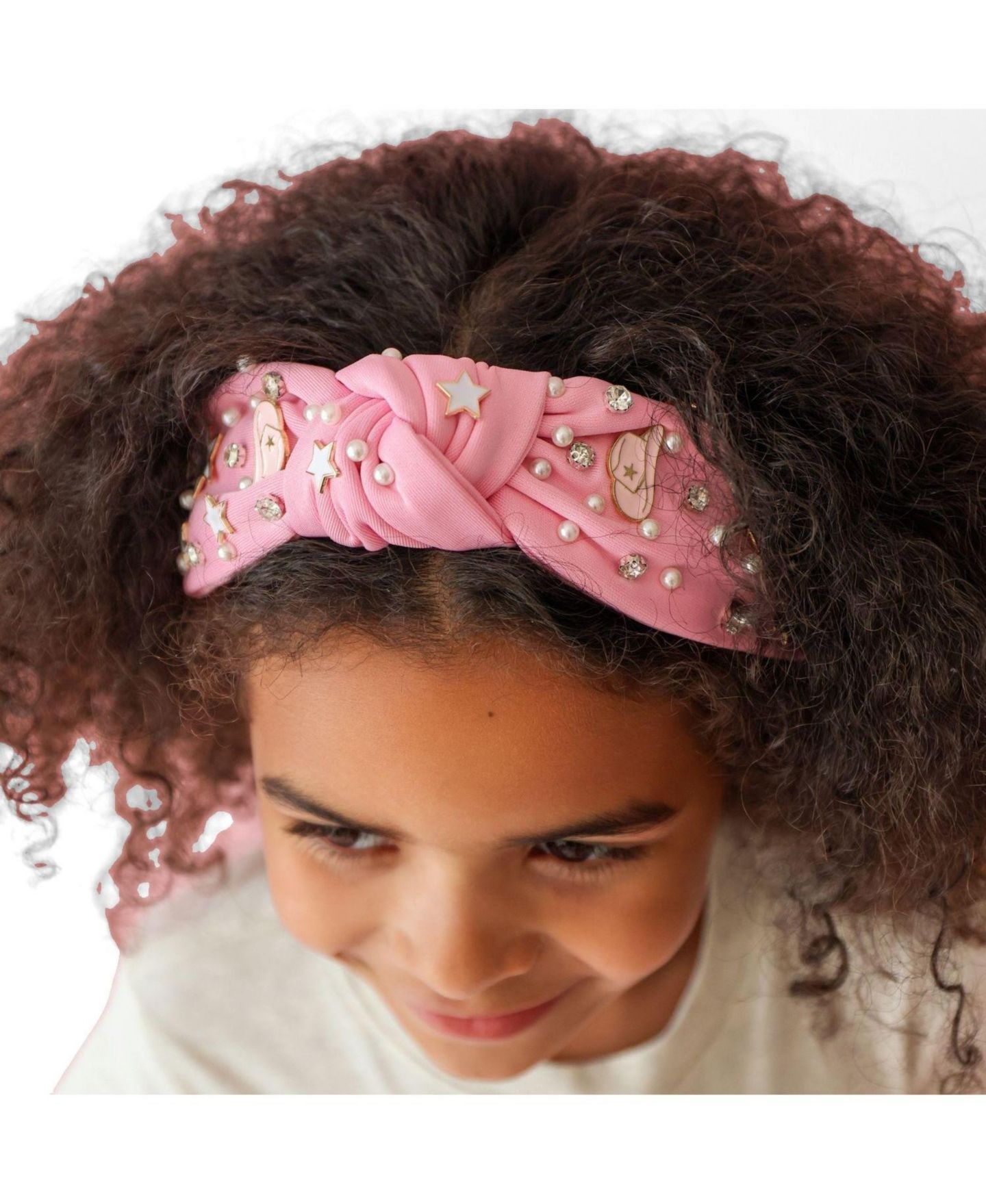 Аксессуары для волос Sweet Wink Cowgirl Cutie Western Gemstone Headband для девочек, цвет: Розовый — фото 3