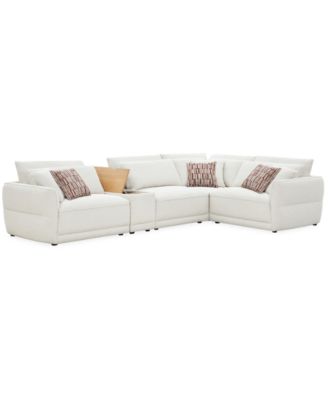 Evandro 5-Piece L-Shaped Sectional Set (LAF Chair, RAF Chair, Armless Chair, Corner & Console)