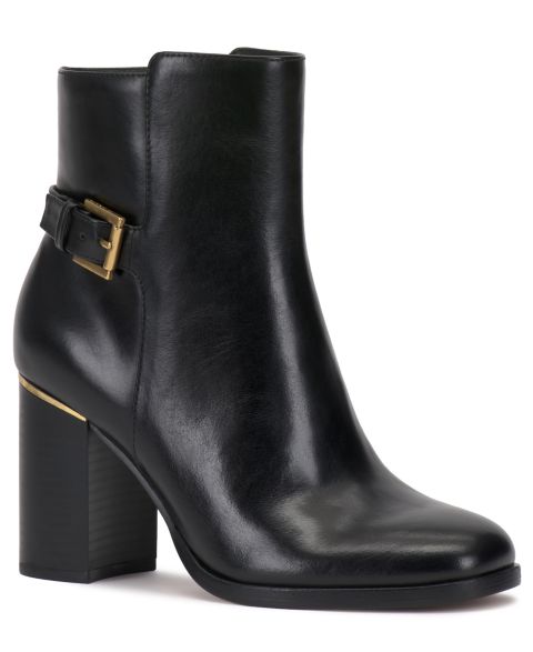 Женские ботинки Vince Camuto Melvani Buckle Dress Booties, цвет: Чёрный кожаный