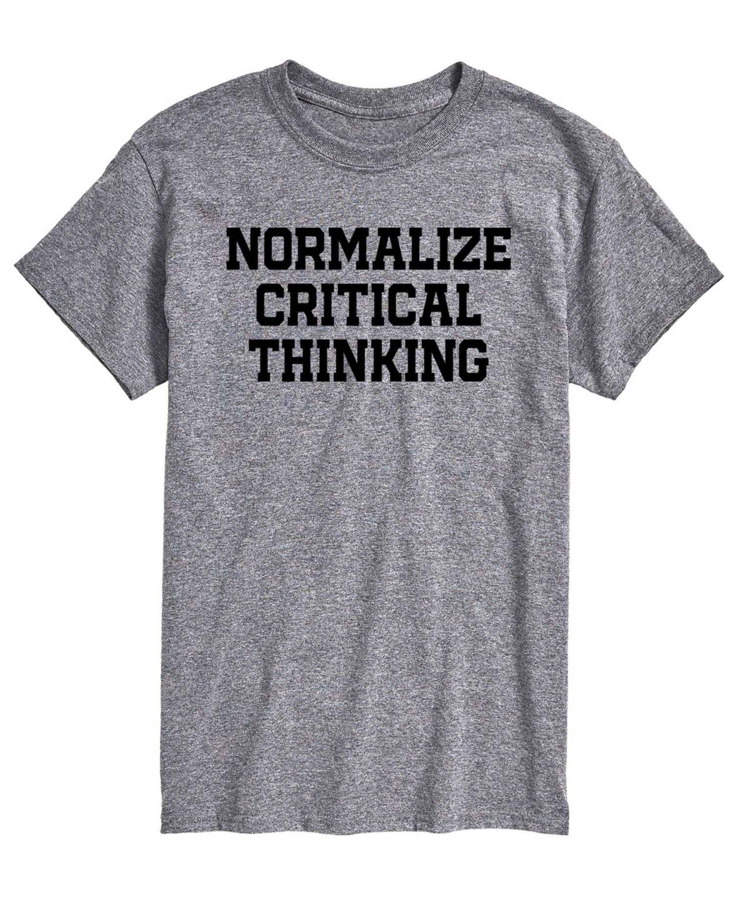 Men's Normalize Critical Thinking Short-Sleeve Graphic T-Shirt