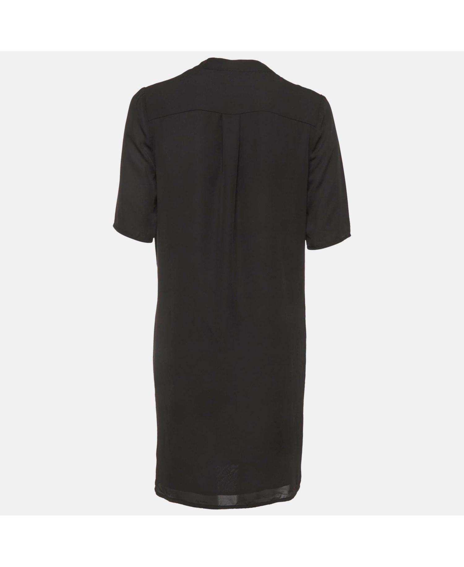 Women's Crepe Draped Mini Dress