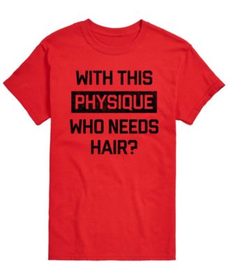 Men's Who Needs Hair Short-Sleeve Graphic T-Shirt