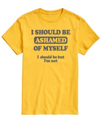 Men's Should Be Ashamed Short-Sleeve Graphic T-Shirt