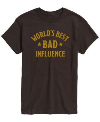 Men's Worlds Best Bad Influence Short-Sleeve Graphic T-Shirt