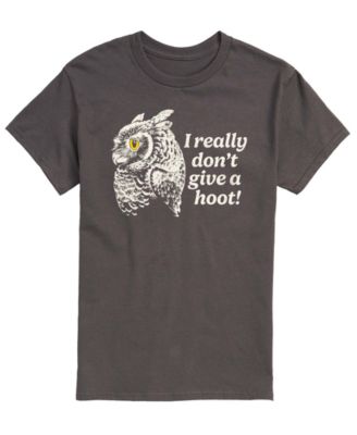 Men's Don't Give Hoot Owl Short-Sleeve Graphic T-Shirt
