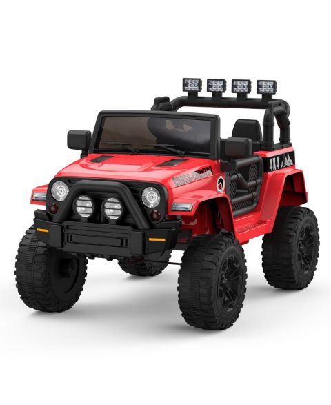 Детская игрушка homfan 2 Seater Electric Off-Road Ride-On Vehicle with Remote Control and Dual Doors, Ages 3-8, цвет: Красный