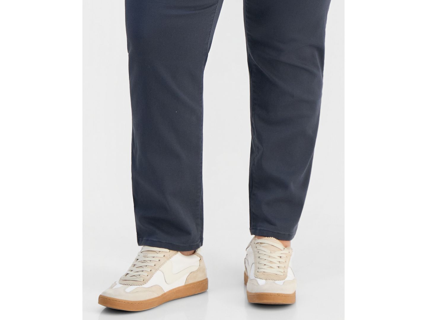 Женские джинсы Democracy Trendy Plus Size AbSolution Straight-Leg, цвет: Оловянный — фото 4
