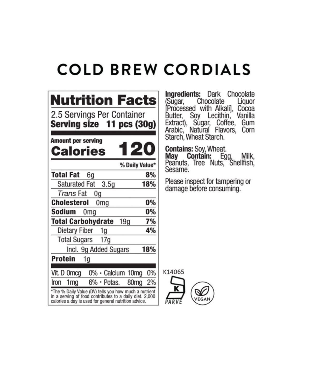 Sugarfina Caffe Luxxe Cold Brew Cordials Mini Coffee Cup Kit