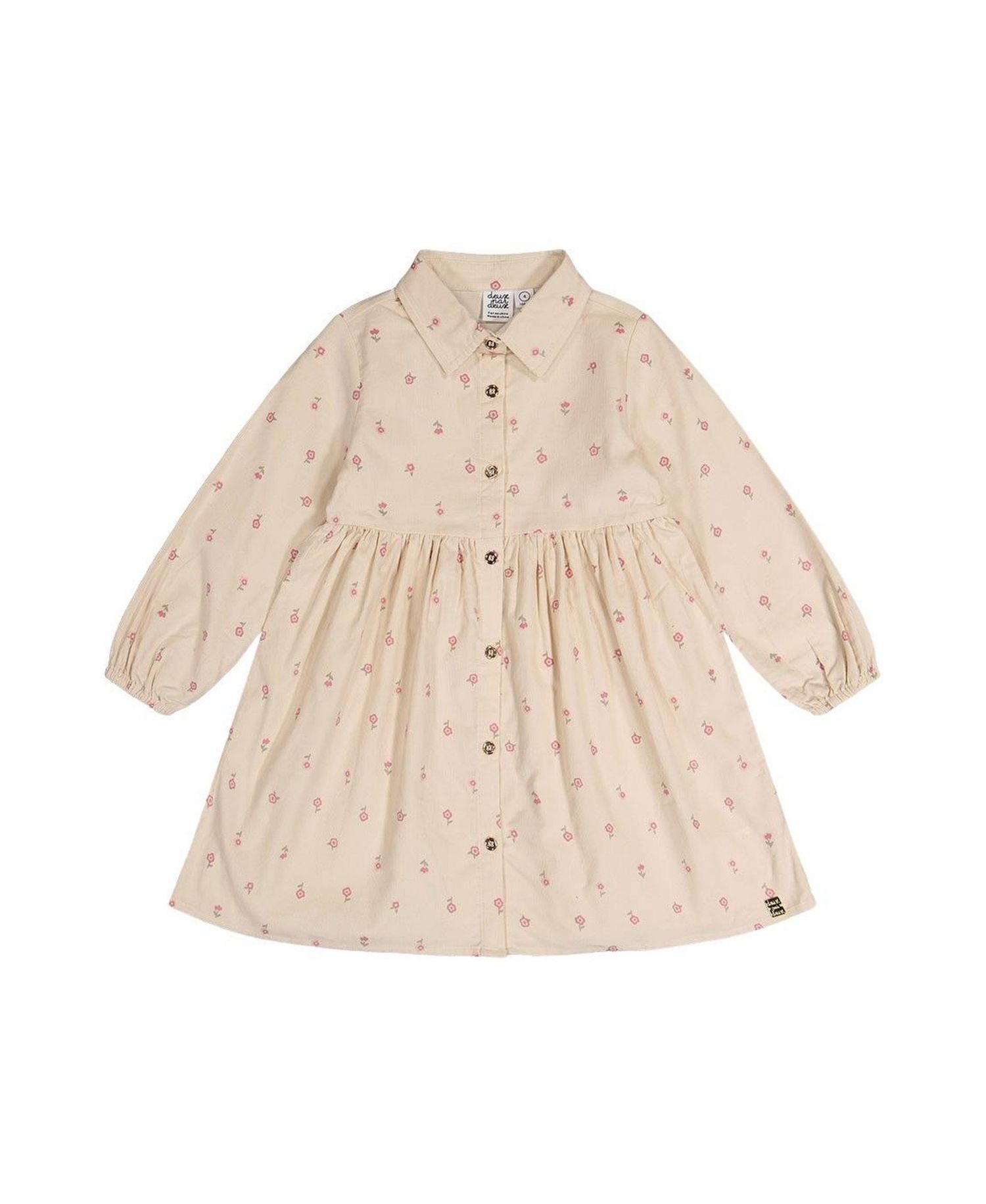 Little Girls (6-12) Corduroy Shirt Dress