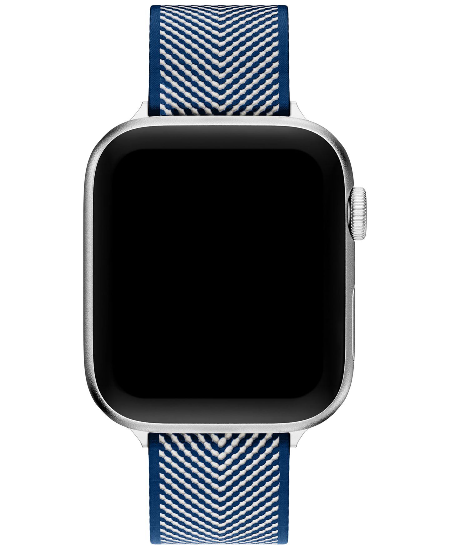 Женский ремешок для часов Tory Burch Blue Leather Kira Band for Apple Watch — фото 2