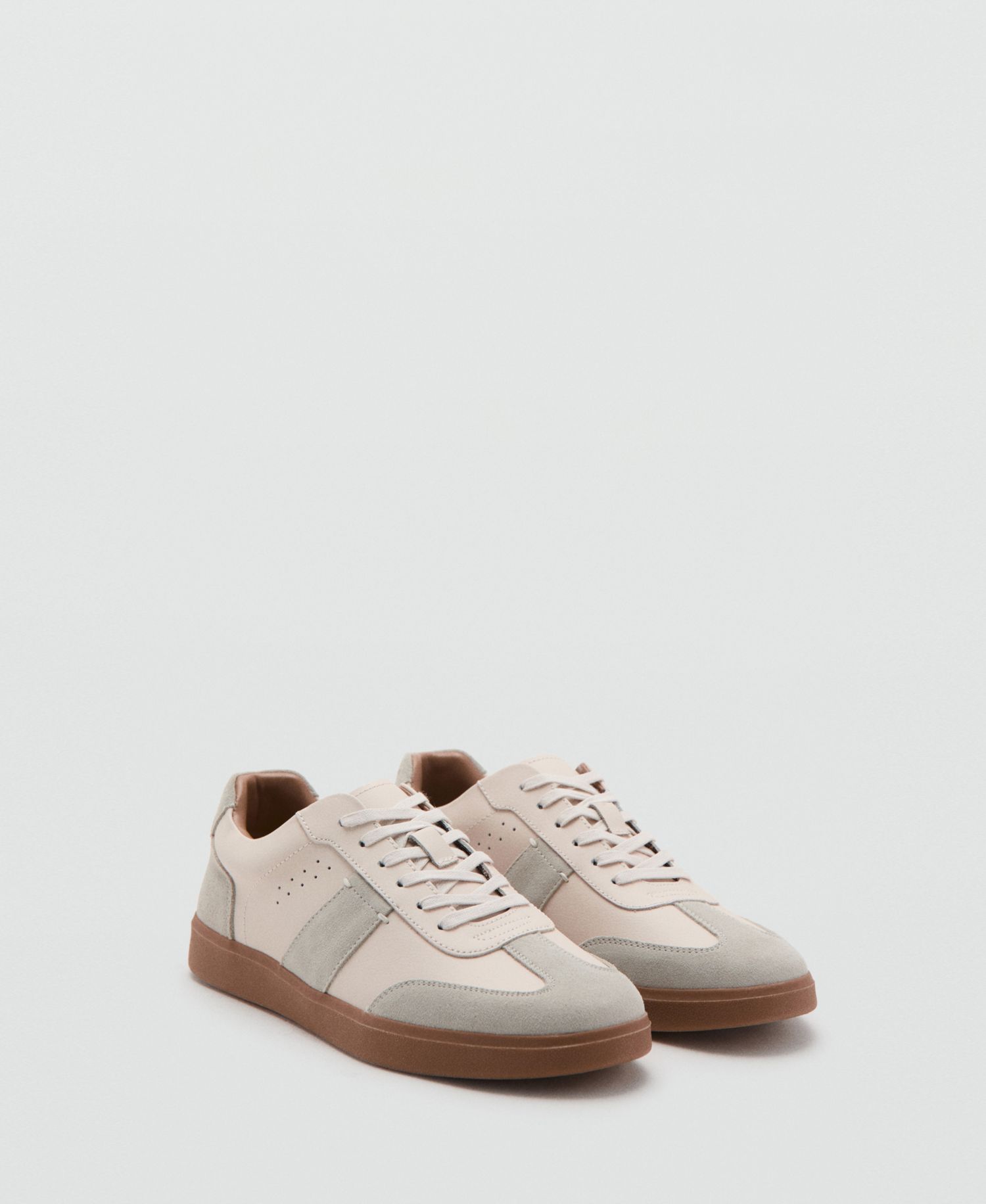 Men's Combined Leather Sneakers