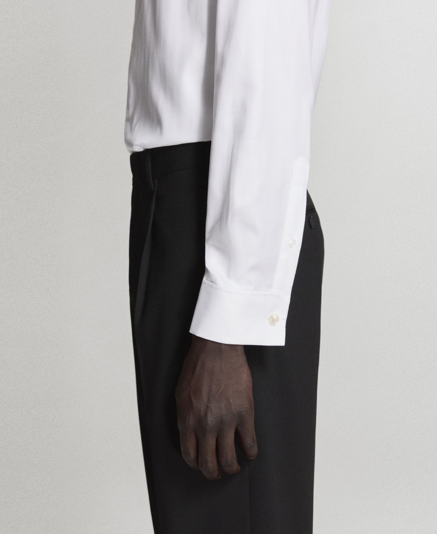 Men's Cotton Slim-Fit Suit Shirt