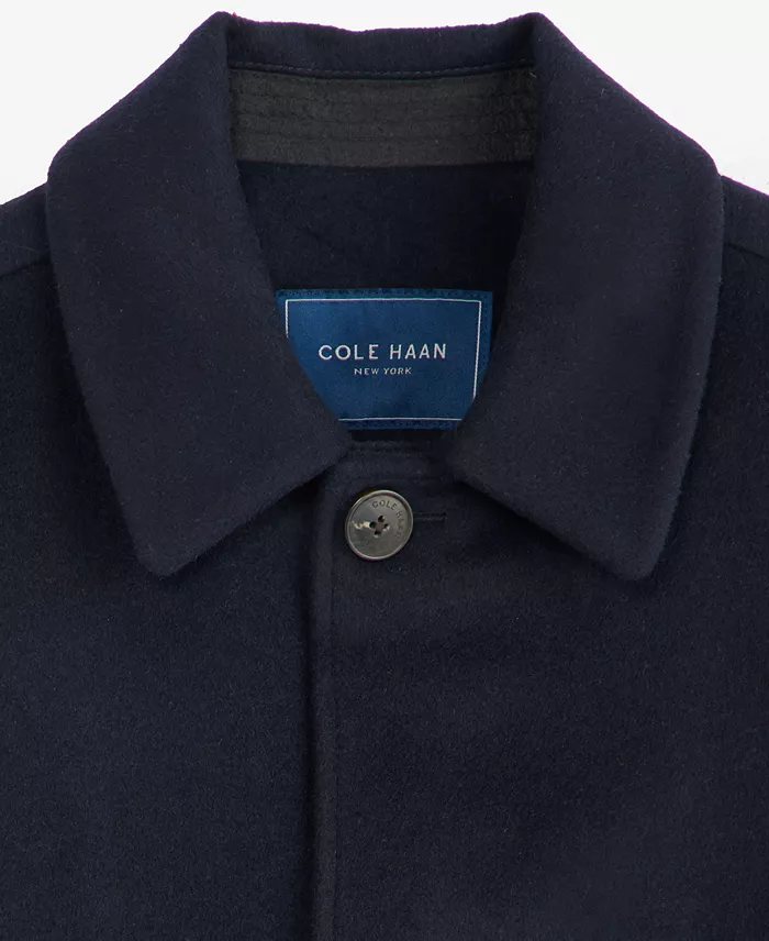Men's Regular-Fit Cashmere-Wool Blend Single-Breasted Car Coat - thumbnail 6
