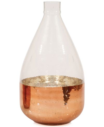 Copper Glass Balloon Vase, 14.5