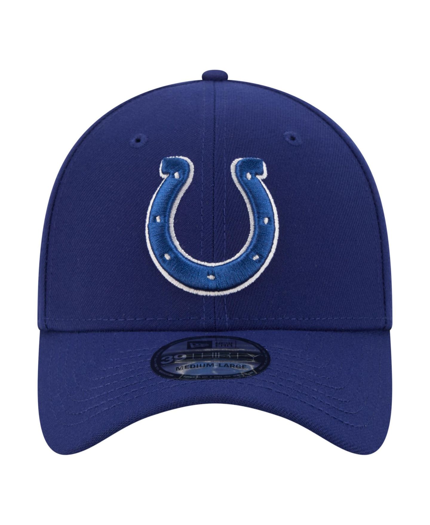 Мужская кепка New Era Royal Indianapolis Colts Core Team 39THIRTY Flex Hat — фото 5