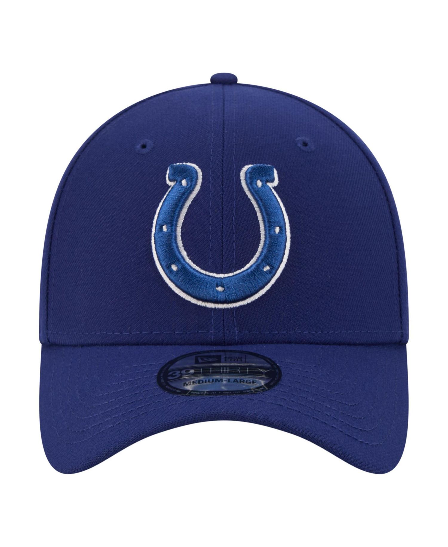 Men's Royal Indianapolis Colts Core Team 39THIRTY Flex Hat